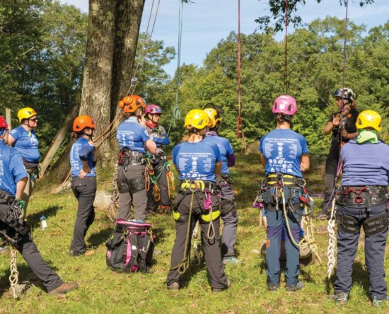 women tree care workers