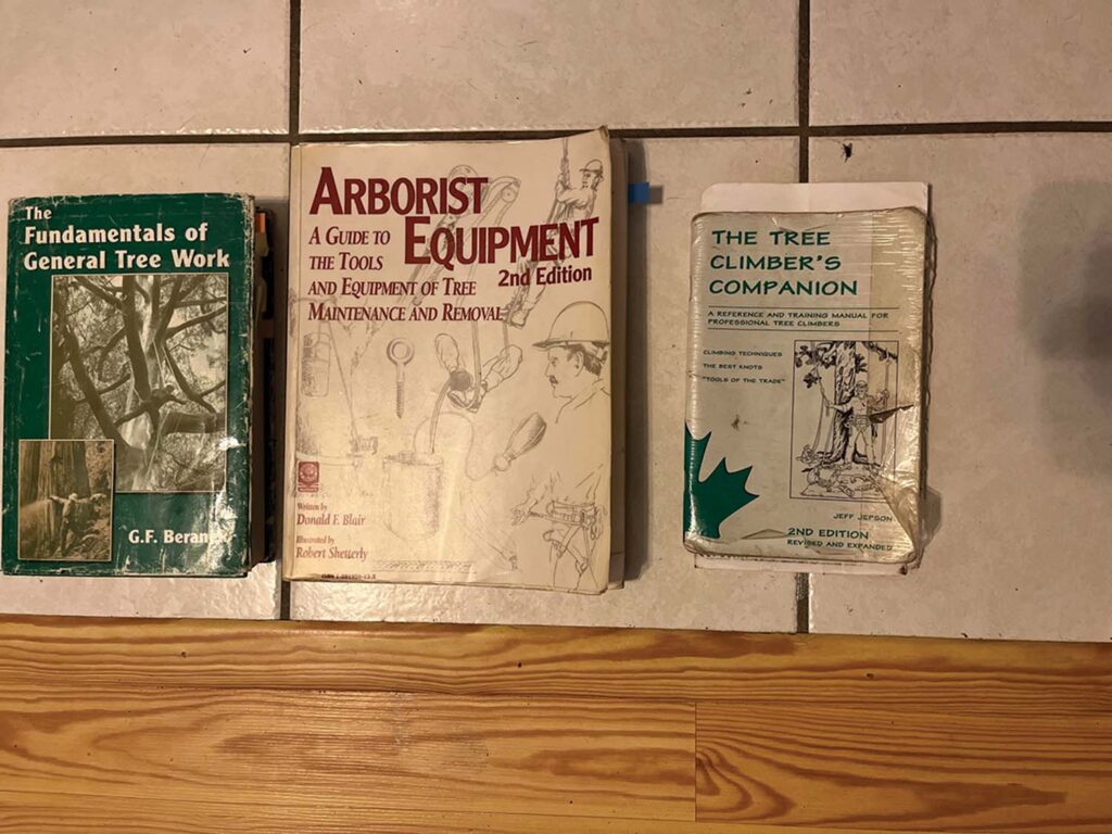 Arborist mentoring books