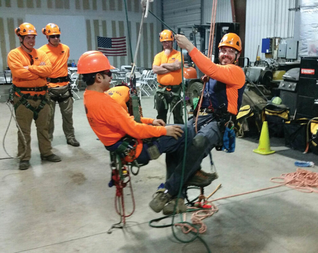aerial-rescue training