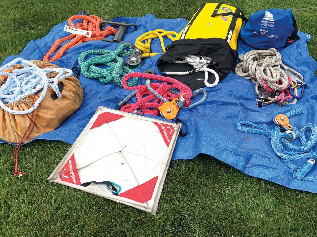 Step 3 involves identifying what equipment is appropriate considering the plan.